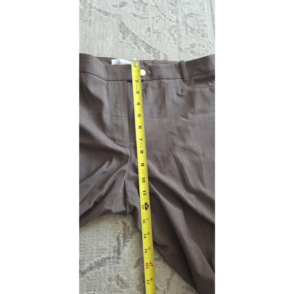 Calvin Klein Modern Fit Mid Rise Wide Leg Classic Career Wear Pants Sise 12 - Picture 4 of 15
